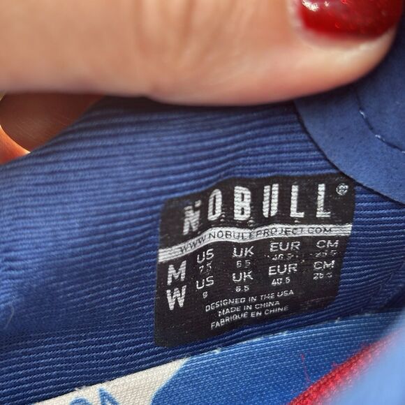 Nobull Superfabric Trainer Women’s Size 9 USA America Stars Sneakers - Picture 7 of 7